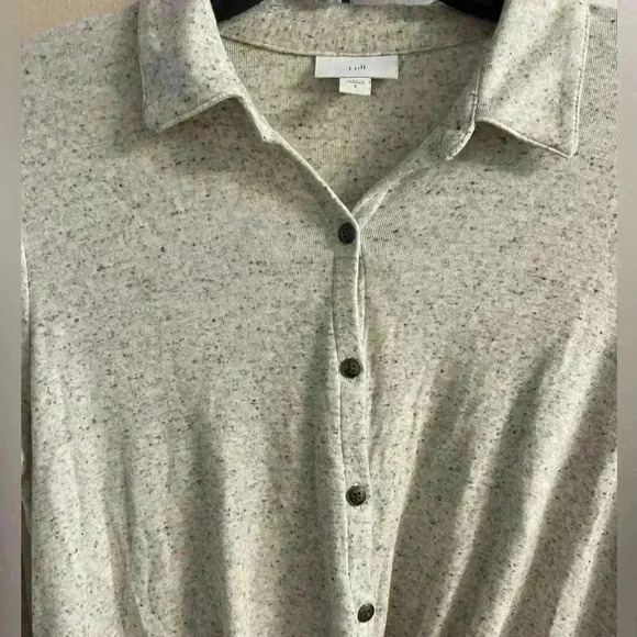 J Jill Blouse Popover‎ 1/4 Button Up Small - Picture 3 of 6